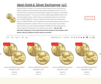 Abelgoldsilverexchange.com(Abel Gold & Silver Exchange) Screenshot