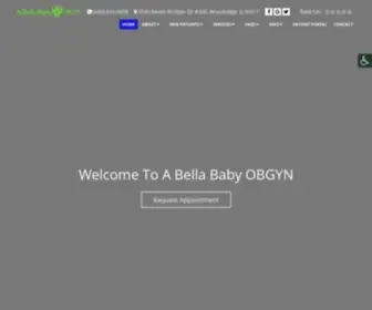 Abellababyobgyn.com(A Bella Baby OBGYN) Screenshot