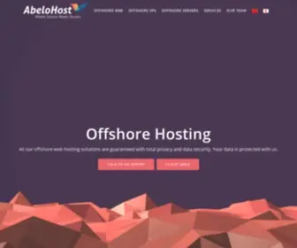 Abelohost.com(Offshore Hosting) Screenshot