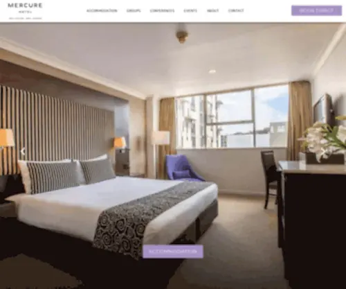 Abeltasmanhotel.co.nz(Mercure Wellington Abel Tasman Hotel) Screenshot