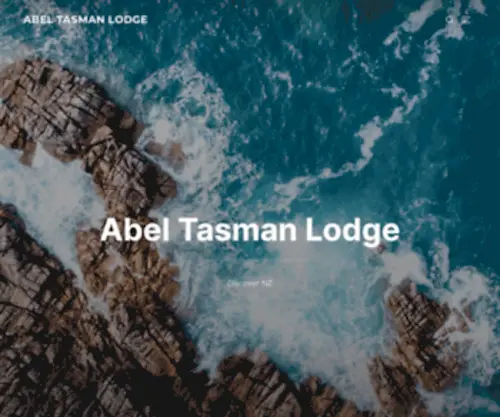 Abeltasmanmarahaulodge.co.nz(Discover NZ) Screenshot