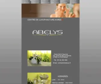 Abelys.fr(Spa de Beauté et Bien être au naturel) Screenshot