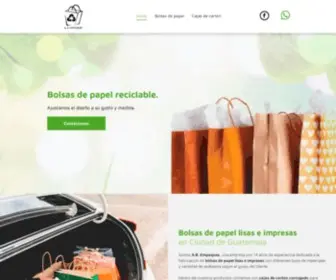 Abempaques.com(Bolsas de papel lisas en Ciudad de Guatemala con A.B) Screenshot