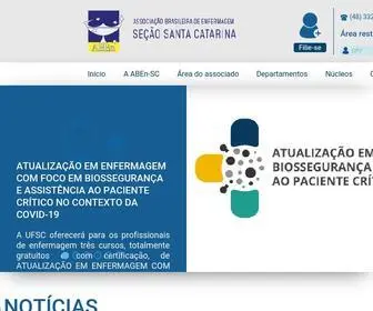 Aben-SC.com(Associação Brasileira de Enfermagem) Screenshot