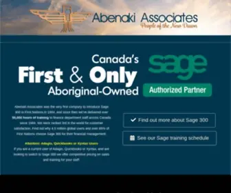 Abenaki.com(Abenaki Associates) Screenshot