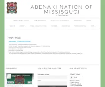 Abenakination.com(Maquam Bay of Missisquoi) Screenshot