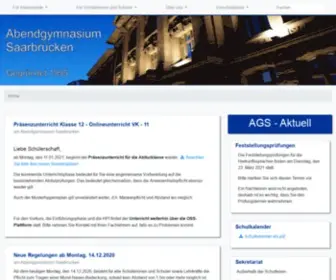 Abendgymnasium-Saarbruecken.de(Abendgymnasium Saarbrücken) Screenshot