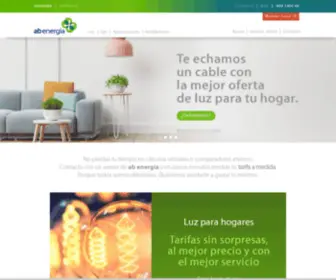 Abenergia.es(Tus facturas de LUZ y GAS al mejor precio para tu casa o empresa) Screenshot