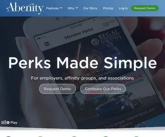 Abenity.com(Abenity) Screenshot
