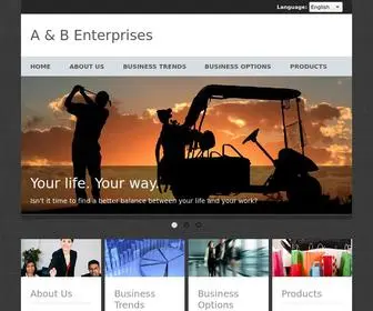 Abenterprises.biz(A & B Enterprises) Screenshot