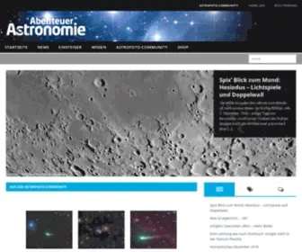 Abenteuer-Astronomie.de(Abenteuer Astronomie) Screenshot