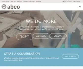 Abeo.com(Medical Billing And Coding) Screenshot