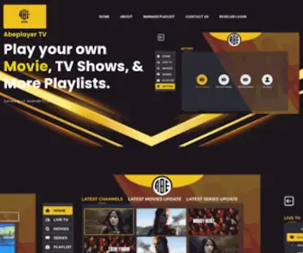 Abeplayertv.com(Abe Player) Screenshot