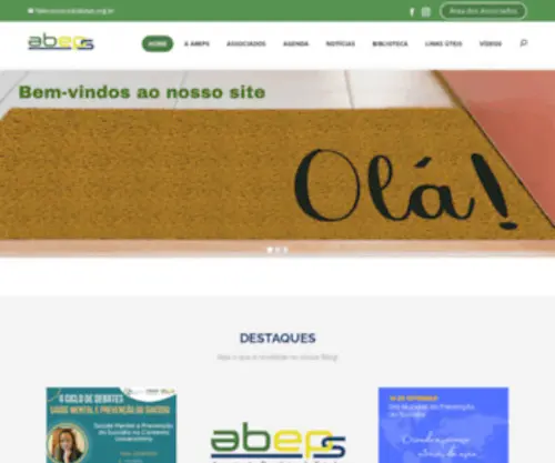 Abeps.org.br(Associação brasileira de estudos e prevenção de suicídio) Screenshot