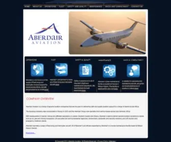 Aberdair.com(Aberdair aviation) Screenshot