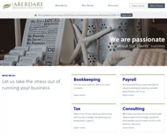 Aberdare.us.com(Aberdare Business Solutions) Screenshot