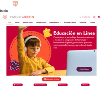 Aberdeen.edu.mx(Instituto Aberdeen) Screenshot