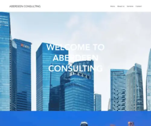 Aberdeenconsulting.com(Aberdeen consulting singapore) Screenshot