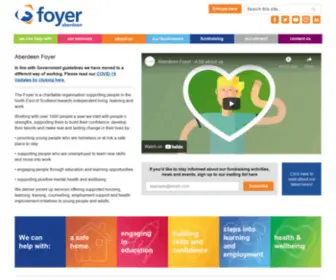 Aberdeenfoyer.com(Aberdeen foyer home) Screenshot