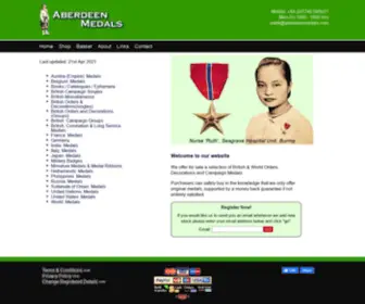 Aberdeenmedals.com(Aberdeen Medals) Screenshot