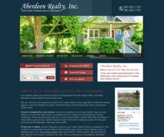 Aberdeenrealty.com(Search all Real Estate Properties and Listings in Aberdeen) Screenshot