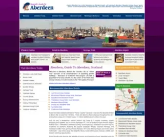 Aberdeentoday.co.uk(Guide to Aberdeen) Screenshot