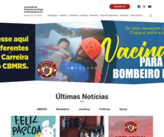 Abergs.org.br(Página inicial) Screenshot