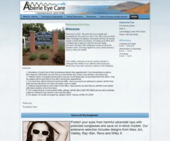 Aberleeyecare.com(Aberle Eye Care) Screenshot