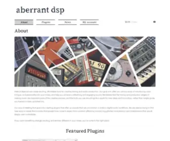 Aberrantdsp.com(Aberrant DSP) Screenshot