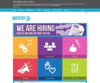 Abertaysa.com(Abertay) Screenshot