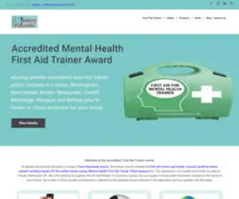Abertaytraining.co.uk(Accredited Train the trainer courses) Screenshot