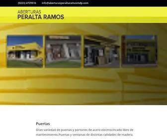 Aberturasperaltaramosmdp.com(Aberturas Peralta Ramos) Screenshot