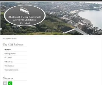 Aberystwythcliffrailway.co.uk(The Aberystwyth Cliff Railway) Screenshot