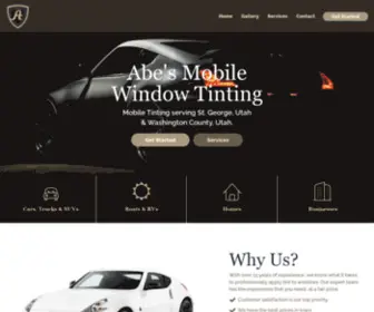 Abesmobilewindowtinting.com(Abe's Mobile Window Tinting in St) Screenshot