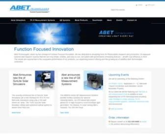 Abet-Technologies.com(Arc Sources) Screenshot