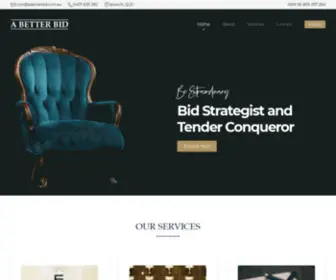 Abetterbid.com.au(When attention to detail means everything) Screenshot