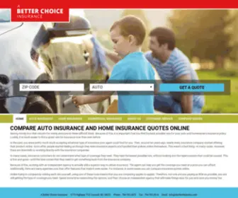 Abetterchoiceins.com(A Better Choice Insurance Agency) Screenshot