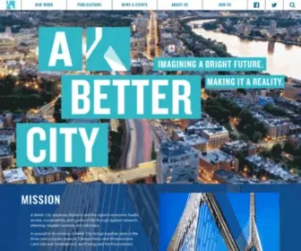 Abettercity.org(A Better City (ABC)) Screenshot