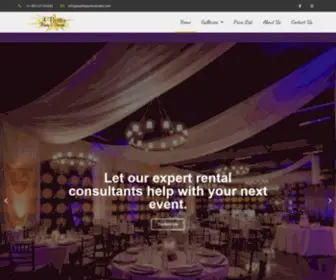 Abetterpartyrentals.com(A Better Party and Design) Screenshot