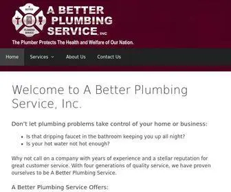 Abetterplumbingservice.com(A Better Plumbing Service) Screenshot