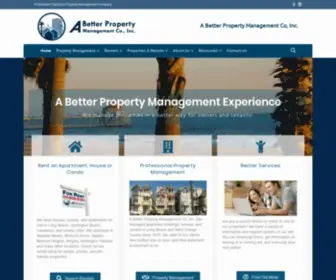 Abetterproperty.com(A Better Property Management Company) Screenshot