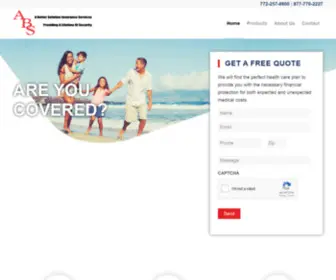 Abettersolutionins.com(A Better Solution Insurance Services) Screenshot