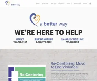 Abetterwaymuncie.org(A Better Way) Screenshot