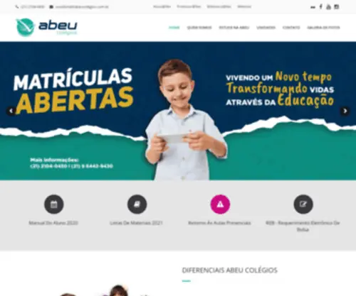 Abeucolegios.com.br(Abeucolegios) Screenshot