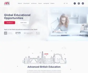 Abeukgroup.com(Advanced British Education) Screenshot