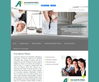 Abevamartin.com(ABOGADOS SEGOVIA) Screenshot