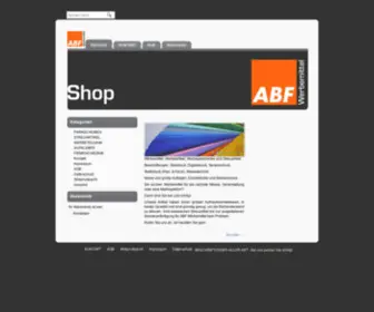 ABF-Werbemittel.de(BESCHRIFTUNGEN ALLER ART) Screenshot