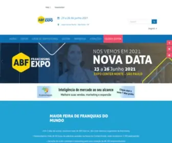 Abfexpo.com.br(ABF Franchising Expo) Screenshot