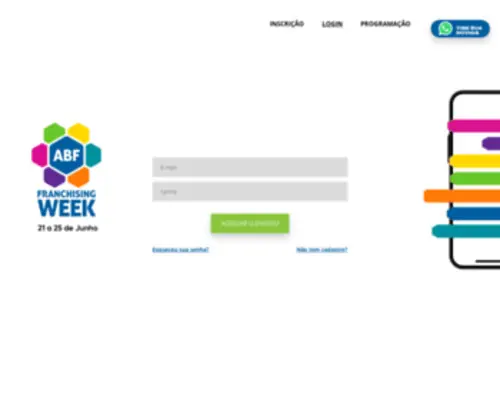 Abffranchisingweek.com.br(ABF Franchising Week Live) Screenshot