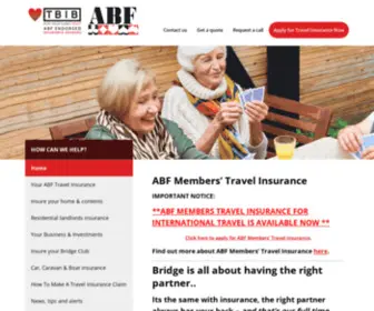 Abfinsurance.com.au(ABF Insurance) Screenshot